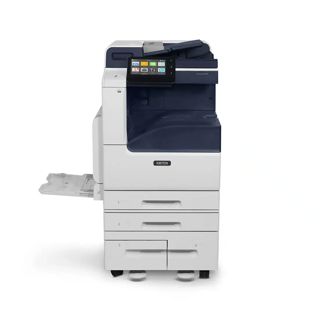 Базовый модуль МФУ Xerox VersaLink B7125/30/35, B7101V_T, Лазерный монохромный, А3, 25 / 30 / 35 стр./мин., Подача 3 140 листов, Двусторонний автоподатчик документов, до 80 изобр./мин., Сенсорный дисплей 7", 1.05 ГГц CPU, 4 ГБ RAM, 320 ГБ SSD, USB 3.0, Et