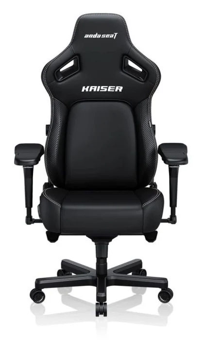 Gaming Chair AD12YDDC-L-20-B-PV/C AndaSeat Kaiser 4 L BLACK 5D Armrest 65mm wheels PVC Leather