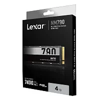 Lexar NM790 4TB PCIe NVMe Gen4x4 M.2 2280, RW Speed up to 7400/6500 MB/s, Expansion for PS5, Gaming Console, [LNM790X004T-RNNNG]