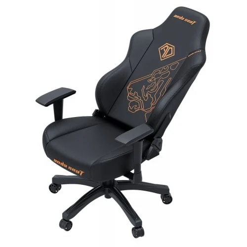 Gaming Chair AD18Y-14-B-PV/C AndaSeat Phantom 3 Tiger BLACK 2D Armrest 60mm wheels PVC Leather