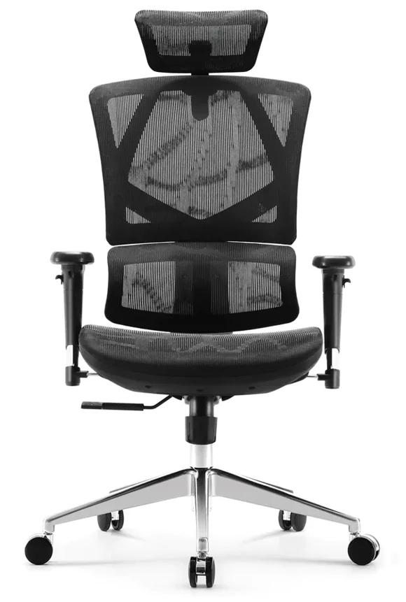 Office Chair SIHOO M90C-401 BLACK 3D Armrest, class 3 TUV gaslift,350mm aluminuim base