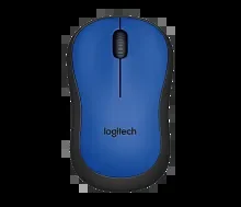 Мышь Logitech M221 Silent, 3 Buttons, 1000dpi, беспроводная, Blue Grey