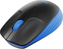 Мышь Logitech M190 Full-Size, 3 Buttons, 1000dpi, беспроводная, Blue