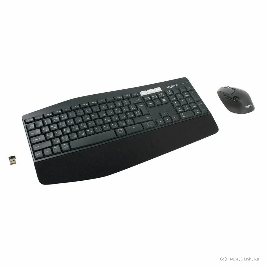Беспроводная клавиатура + Мышь Logitech MK850 Performance, 8 Buttons, 1000dpi, мембранная русская клавиатура, Bluetooth, Black