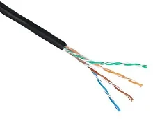 LT-UTP-4x2-5E-LDPE Кабель U/UTP кат.5E 4x2x0,51мм медь LDPE внешней прокладки 305 м черный упак