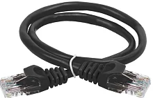PC09-C5EU-1M-G Шнур коммутационный (патч-корд) кат.5Е UTP 1м черный GENERICA шт