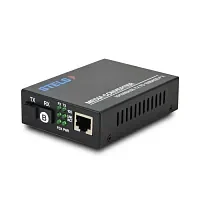 LT-G110SB-20A Медиаконвертер для преобразования 10/100/1000-Base-T / 100/1000Base-FX, 1310нм до 20км шт