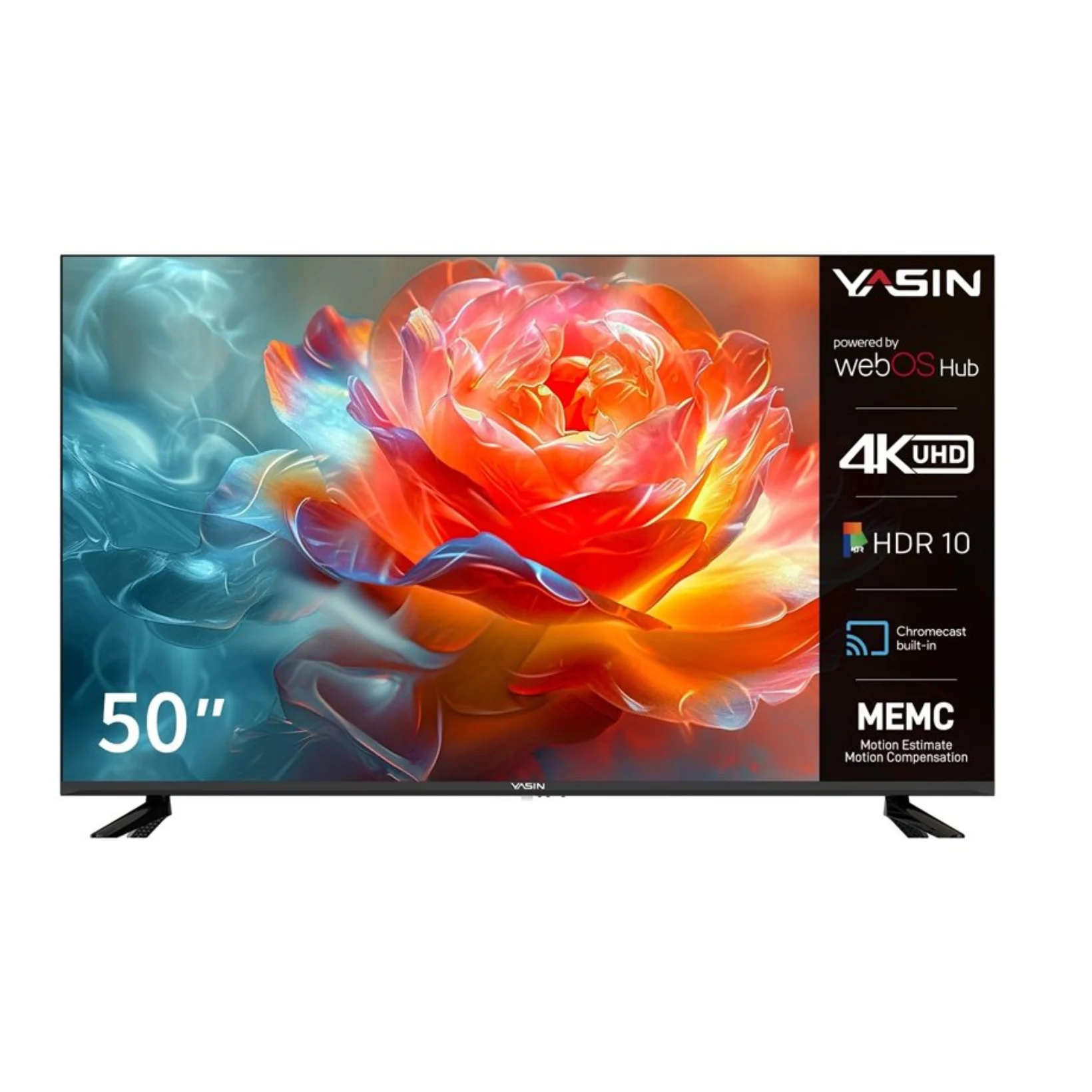 YASIN LED TV 75UD81 75" 4K UHD 3840x2160, WebOS 450 cd/m2 1000000:1 6ms 178/178 WiFi