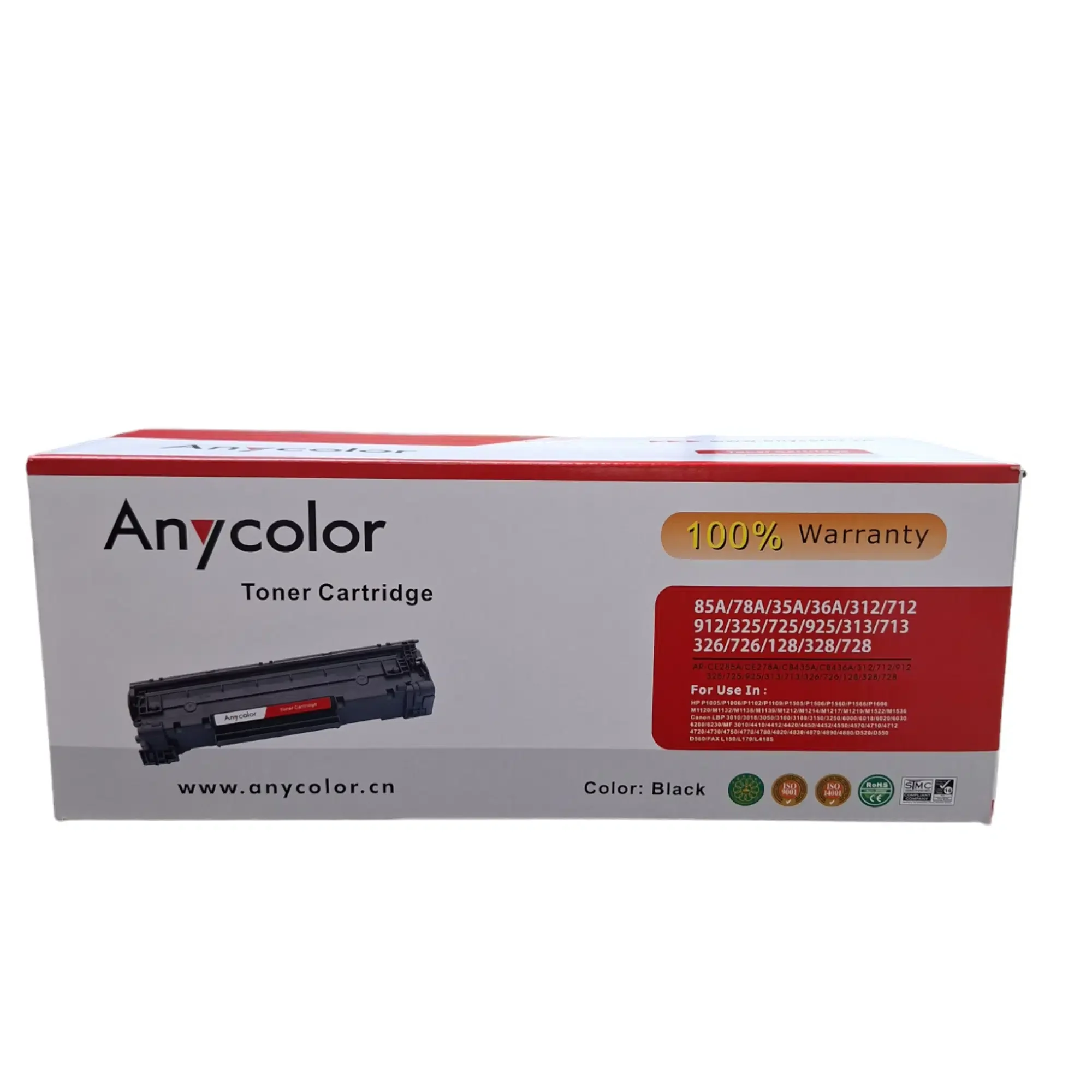 Картридж Canon C-725/C-728/HP CE285A/HP CE278A/HP CB435A/HP CB436A универсал Anycolor