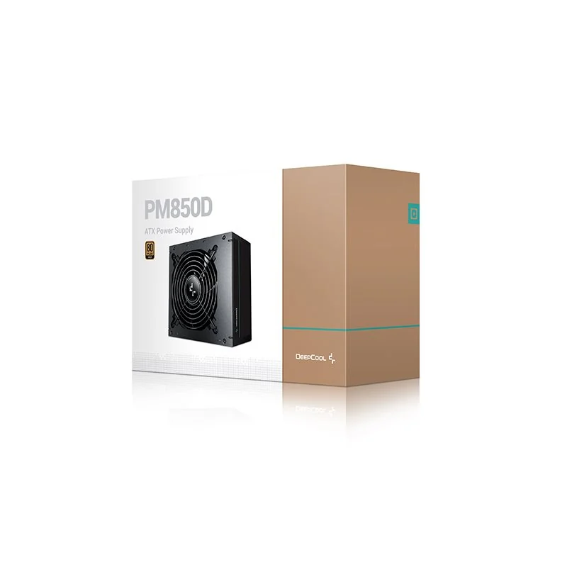 Power Unit DEEPCOOL PN850D 850W 80 PLUS GOLD certified 100-240V/ATX12V 3.1 & SSI EPS 12V Black flat