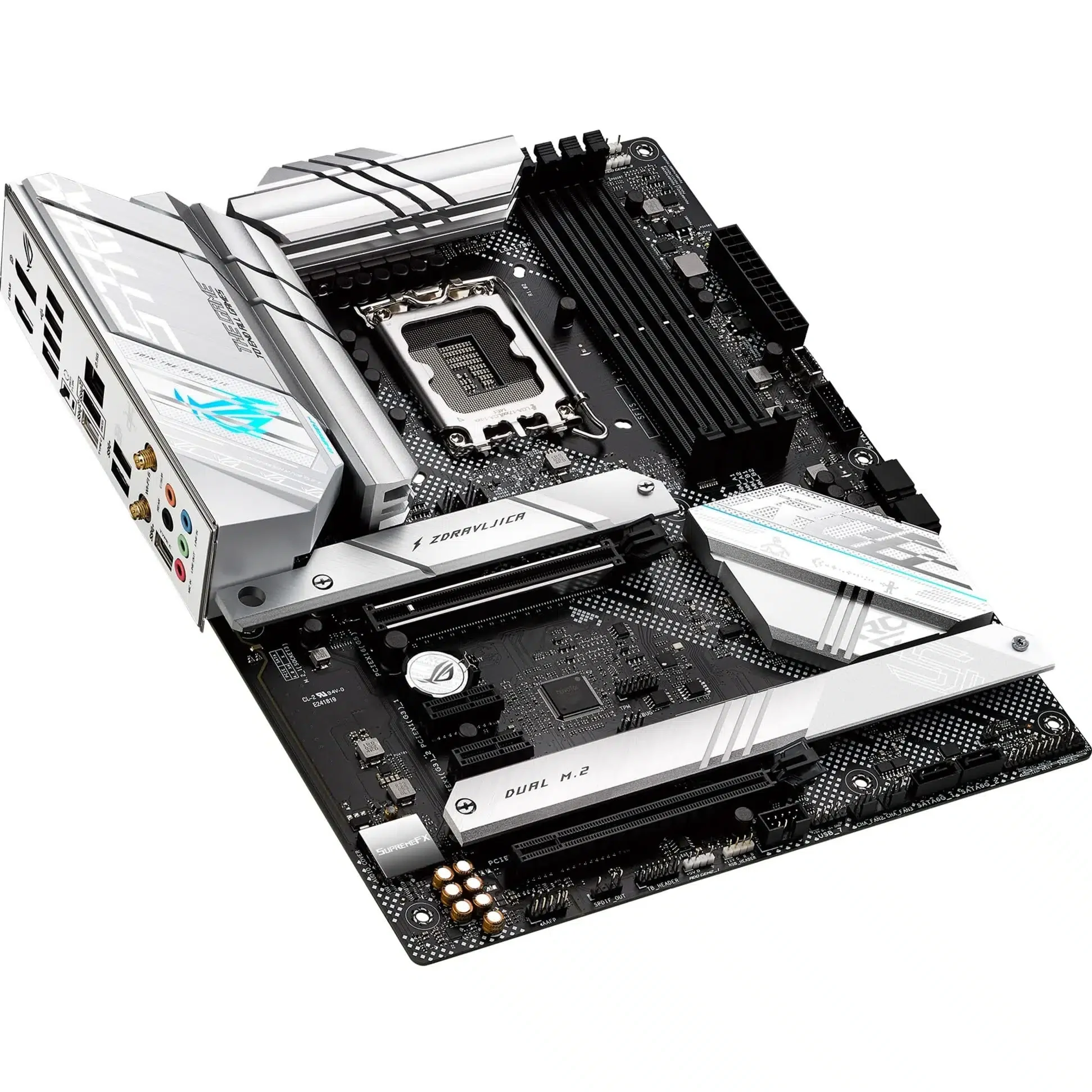 ASUS ROG STRIX B660-A GAMING WIFI D4 ATX,LGA1700,IntelB660,4xDDR43200MHz,2xPCI-Ex16x,3xM2,4xSata,2.5GbE,Bluetooth v5.2,DP,HDMI,Aura Sync,Wi-Fi6