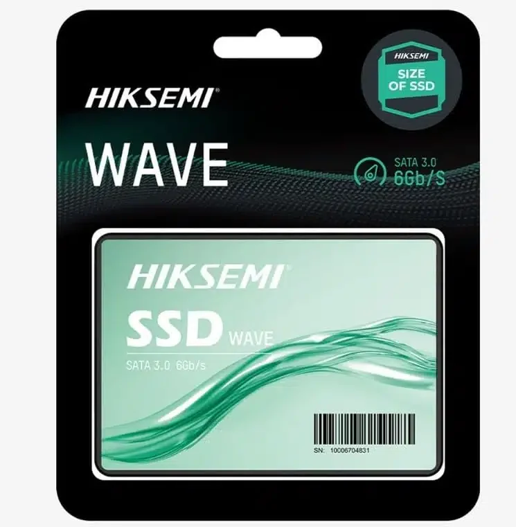 SSD HIKVISION HIKSEMI HS-SSD-WAVE(S) 1024GB 2.5", SATA III, Read up: 550Mb/s, Write up: 470Mb/s, TBW 340TB