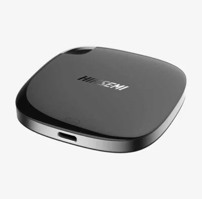External SSD HIKVISION HIKSEMI HS-ESSD-T100 512GB USB 3.1 + Type C, Read Up 450Mb/s, Write Up 340Mb/s, Black