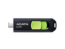USB Type-C Flash ADATA 64GB UC300 Gen1 Black Green
