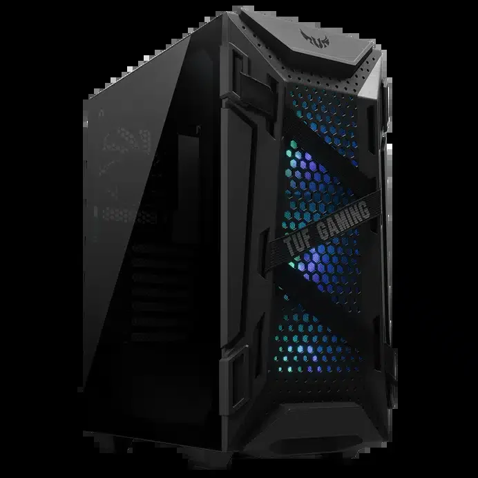 ASUS ATX GT301 TUF GAMING 3x 120mm AURA RGB fan + 120mm PWM fan, 2xUSB3.1