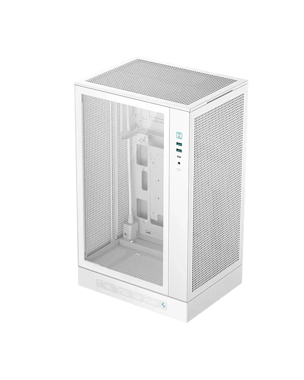 DEEPCOOL MATX CH270 DIG. WH WHITE w/o PSU USB 3.0 Front Type-C, Mesh panel