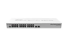 Коммутатор MikroTik CRS326-24G-2S+RM 24xLan 1Gb/s, 2xSFP+, SwOS/RouterOS v5
