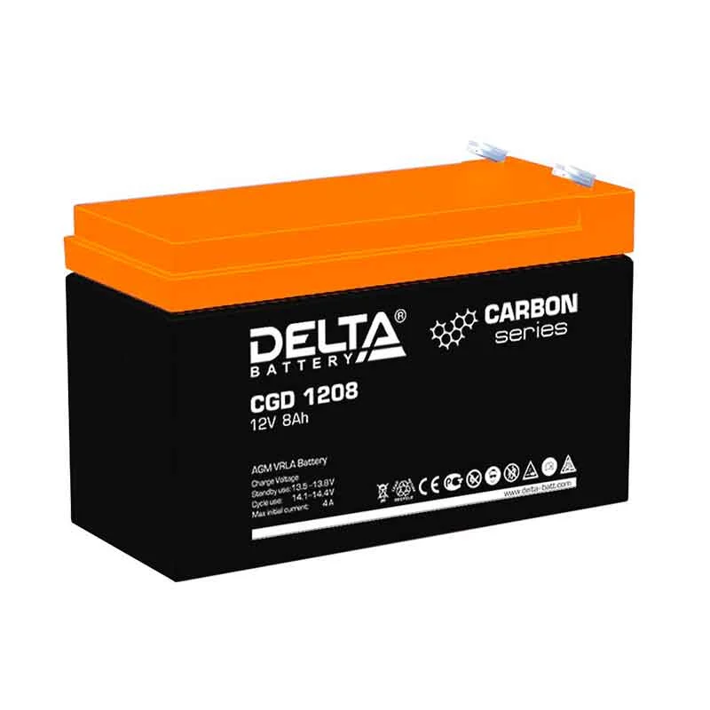 Аккумулятор Delta CGD1208 12V 8Ah (151*65*94 мм)