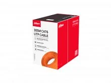 Кабель CCA UTP CAT6E внутренний Dahua DH-PFM922I-6UN-C-100 (100м в бухте/ 0.57mm 23AWG/ оранжевый)