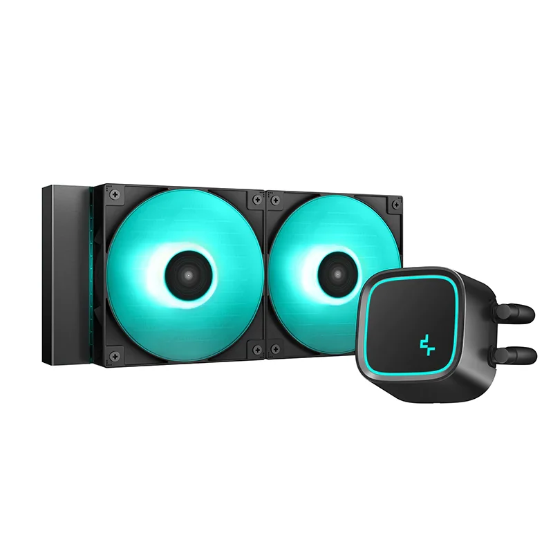 DEEPCOOL LE500 2x120 MARRS GREEN LED PWM FAN LGA20xx/1700/1200/115*/AMD