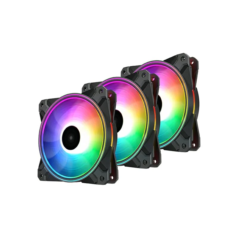Cooler for PSU/CASE DEEPCOOL CF120 PLUS(3IN1 SET) A-RGB LED 3x120x120x25mm Hydro Bearing 500-1800rpm