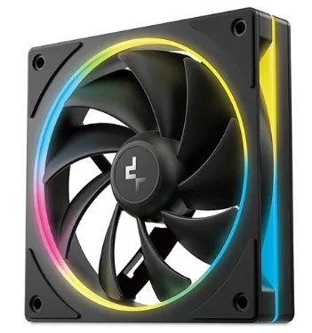 Cooler for PSU/CASE DEEPCOOL FL12 SE PWM BLACK ARGB 400-1900rpm 120mm