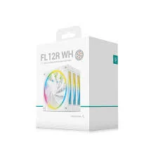 Cooler for PSU/CASE DEEPCOOL FL12R WH(3 IN 1 SET) PWM WHITE ARGB 500-2150rpm 120mm