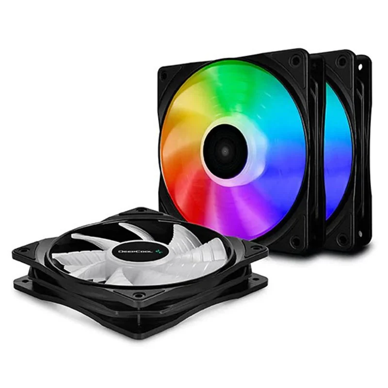 Cooler for PSU/CASE DEEPCOOL RF120(3IN1 SET) RGB LED 3x120x120x25mm Hydro Bearing 1300 RPM