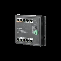 Коммутатор POE Dahua DH-PFS3111-8ET-96-F (8 x 100Mbps/ 2 Uplink x 1 Gigabit/ 1 SFP x 1 Gigabit/ POE 250m/ Hi-PoE/ 96W)